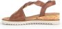 Gabor Cognac Leren Kruisband Sandalen Brown Dames - Thumbnail 12