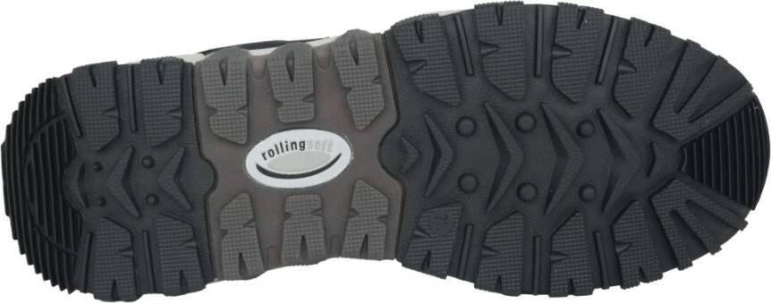 Gabor Heren rollende sneaker Zwart