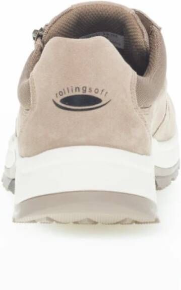 Gabor Heren Rollingsoft wandelsneakers Beige Heren