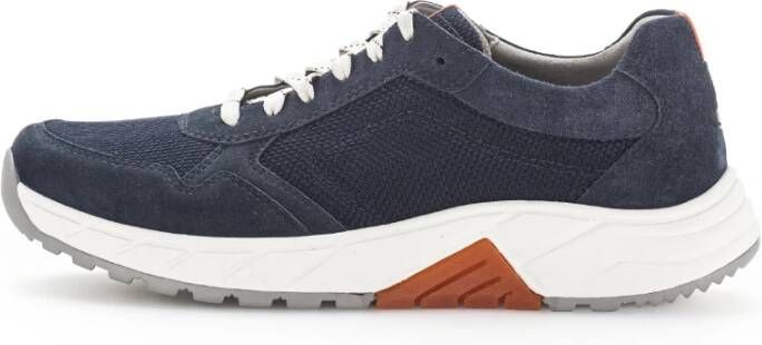 Gabor Heren wandelsneakers met Rollingsoft-technologie Blauw Heren
