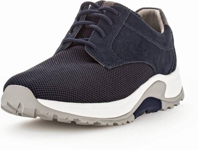 Gabor Heren wandelsneakers met Rollingsoft-technologie Blauw Heren