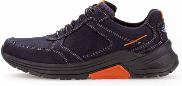 Gabor Heren wandelsneakers van gecertificeerd suède Blauw Heren