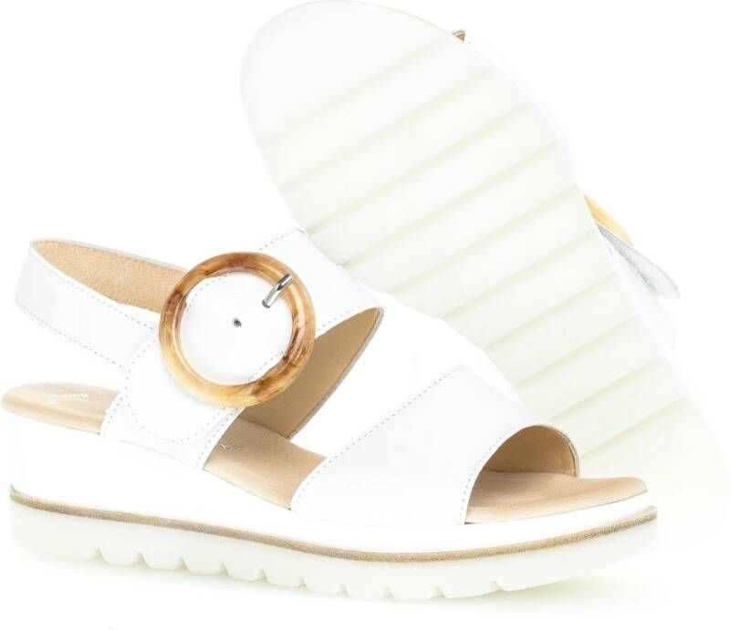 Gabor High Heel Sandals White Dames