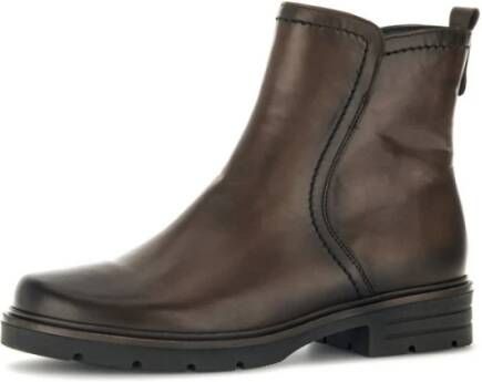 Gabor Cognac gladleren enkellaarzen Brown Dames - Foto 2