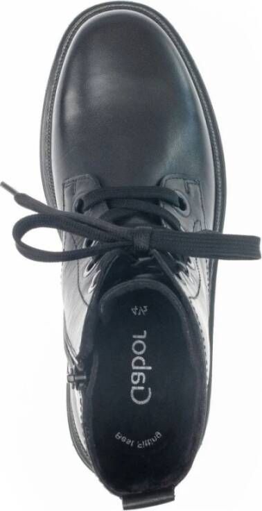 Gabor Klassieke zwarte veterschoenen Black Dames
