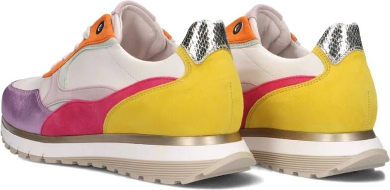 Gabor Kleurrijke Lage Sneakers Stijlvol Ontwerp Multicolor Dames