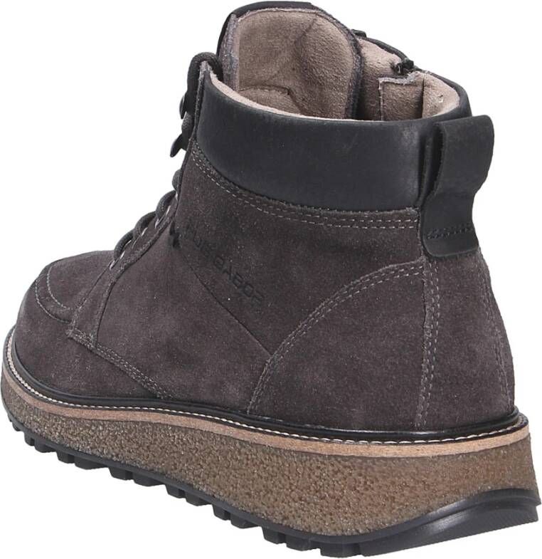 Pius Gabor Veterschoenen enkellaarsjes comfortschoen met contrastnaden g-wijdte