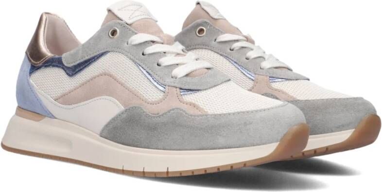 Gabor Lage Sneakers in Beige Multicolor Dames