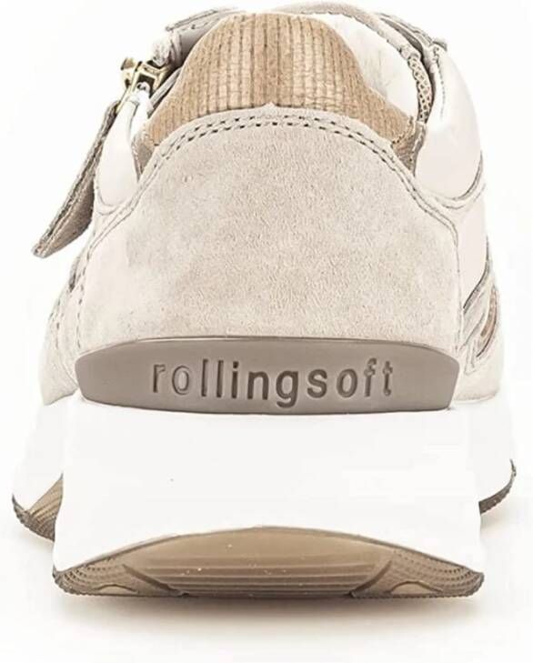 Gabor Lage Sneakers voor Vrouwen Beige Dames