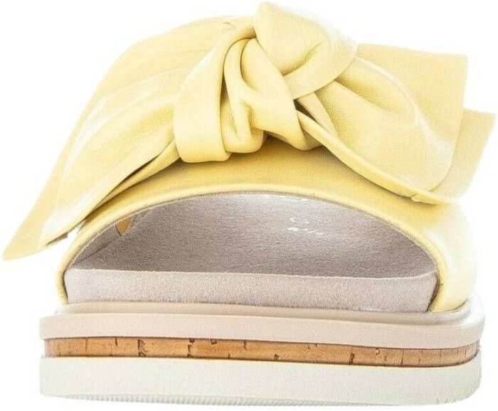 Gabor lemon casual open slippers Geel Dames