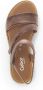 Gabor Moderne Comfortabele Leren Sandalen Brown Dames - Thumbnail 5