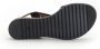Gabor Zwarte Velours Leren Kruisband Sandalen Black Dames - Thumbnail 8