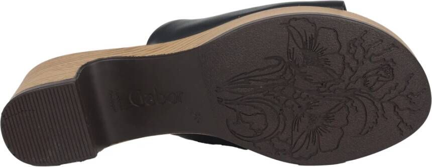 Gabor Leren Sandalen met Hoge Hak