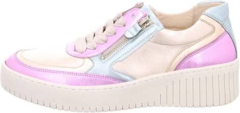 Gabor Leren Veterschoen Multicolor Dames