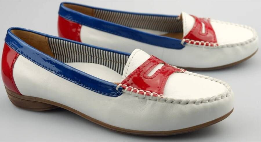 Gabor Loafers White Dames
