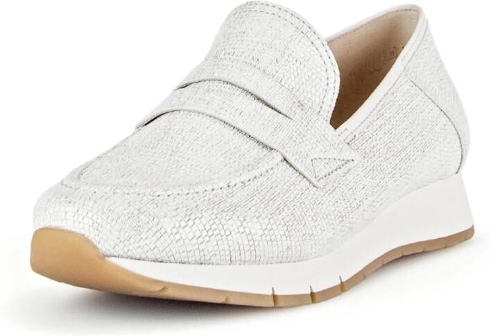 Gabor Witte Dames Loafer Stijlvolle Collectie White Dames