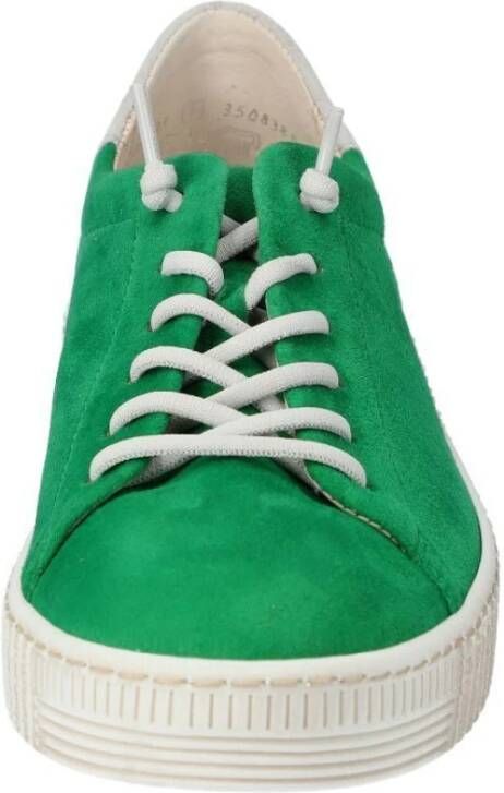 Gabor Groene Velvet Sneakers - Foto 2