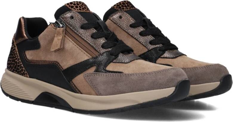 Gabor Luipaardprint Lage Top Sneakers