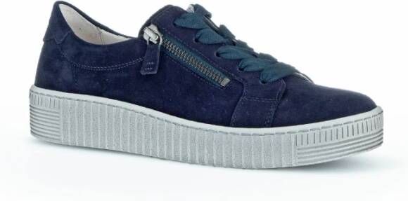 Gabor Marine fluwelen manden Blue Dames