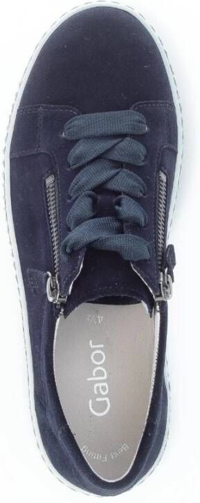 Gabor Marine fluwelen manden Blue Dames