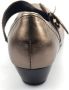 Gabor Metallic Brons Zilver Leren Pumps Brown Dames - Thumbnail 4