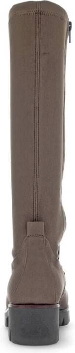 Gabor Microvel Flausch Enkellaarzen Beige Dames