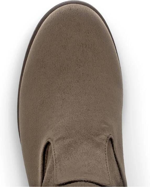 Gabor Microvel Flausch Enkellaarzen Beige Dames