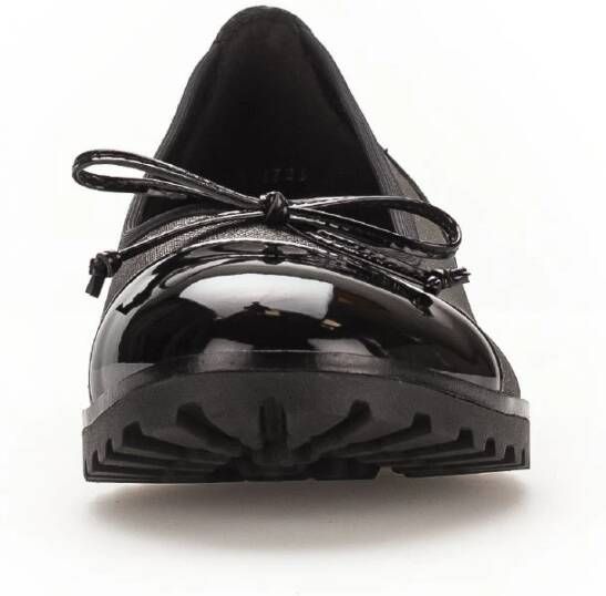 Gabor Moderne ballerina's in zilver zwart synthetisch leer Multicolor Dames