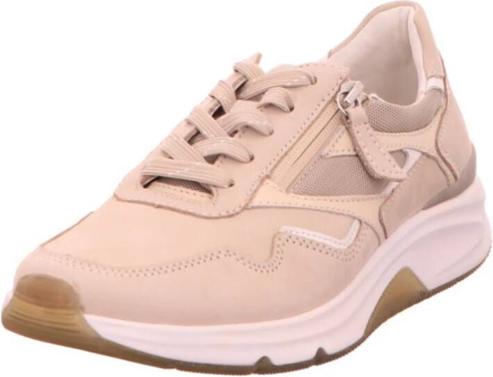 Gabor Mooie Dames Enkellaarzen Beige Dames