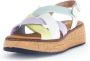 Gabor Multicolor Damesandaal Plat en Comfortabel Multicolor Dames - Thumbnail 4
