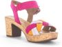 Gabor Multicolor Leren Sandalen Multicolor Dames - Thumbnail 7