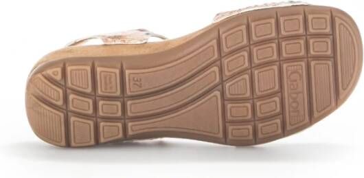 Gabor Multicolor Suède Sandalen Multicolor Dames