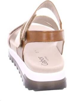 Gabor Neutrale Florenz Metallic Sandalen Pink Dames