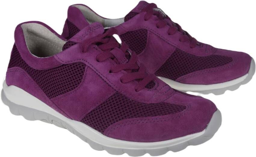 Gabor Paarse Rollende Wandelsneaker voor Dames Purple Dames