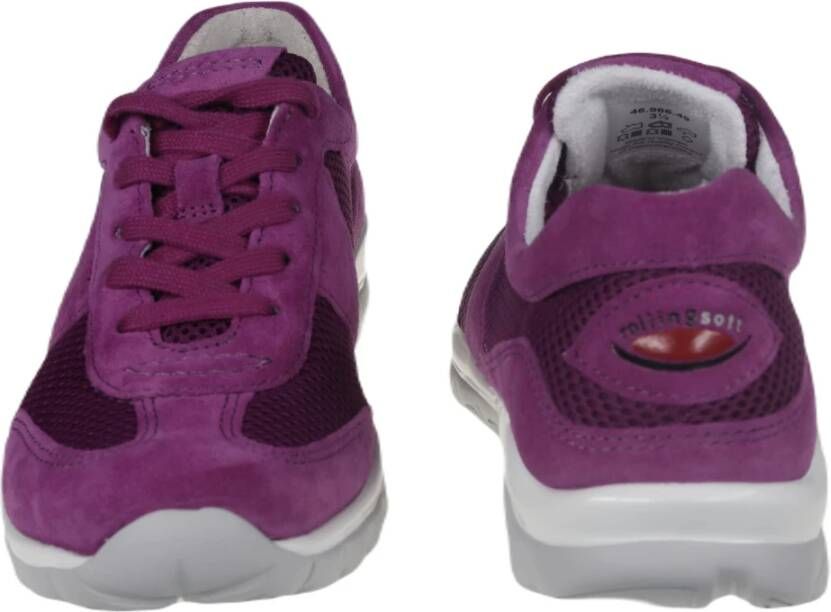Gabor Paarse Rollende Wandelsneaker voor Dames Purple Dames