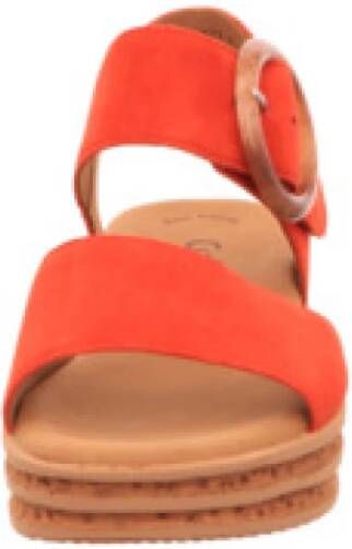 Gabor Platte sandalen voor dames in effen kleur