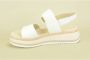Gabor Print Sandaal met Gesp Detail White Dames - Thumbnail 3