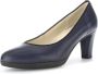 Gabor Blauwe Leren Damespump Blue Dames - Thumbnail 8