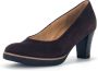 Gabor Bruine Suède Pump met 6cm Hak voor Dames Brown Dames - Thumbnail 2