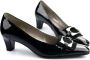 Gabor Zwarte Leren Pumps Black Dames - Thumbnail 2