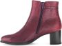 Gabor Rode gladleren enkellaarzen Red Dames - Thumbnail 2