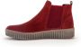 Gabor Rode Velvet Chelsea Boot Red Dames - Thumbnail 2