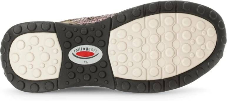 Gabor Rollende sneaker beige comfortabele wandelschoenen