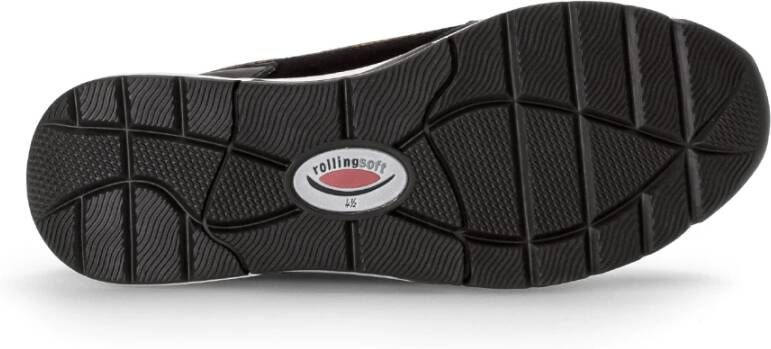 Gabor Rollende sneaker voor vrouwen zwart Multicolor Dames