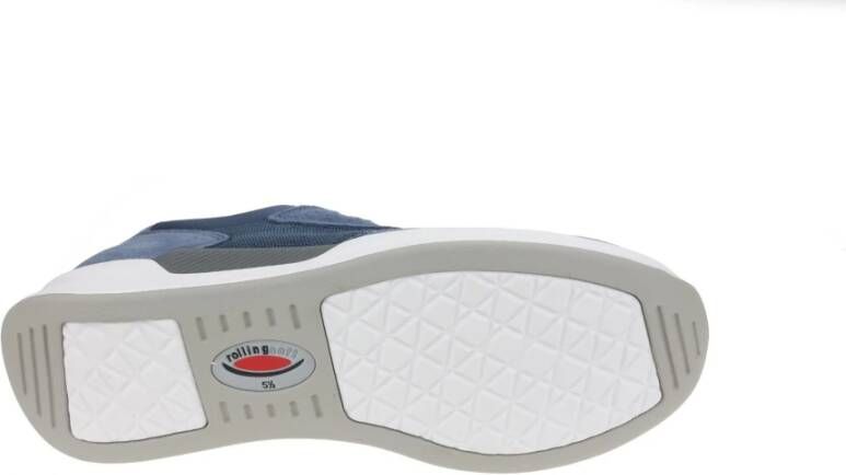 Gabor Rollingsoft Dames Walking Sneaker Blue Dames