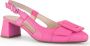 Gabor Roze Elegant Platte Sandalen Pink Dames - Thumbnail 3