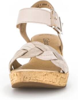 Gabor Roze Leren Sandalen Pink Dames