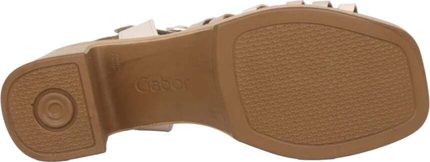 Gabor Roze Mix Hoge Hak Sandalen