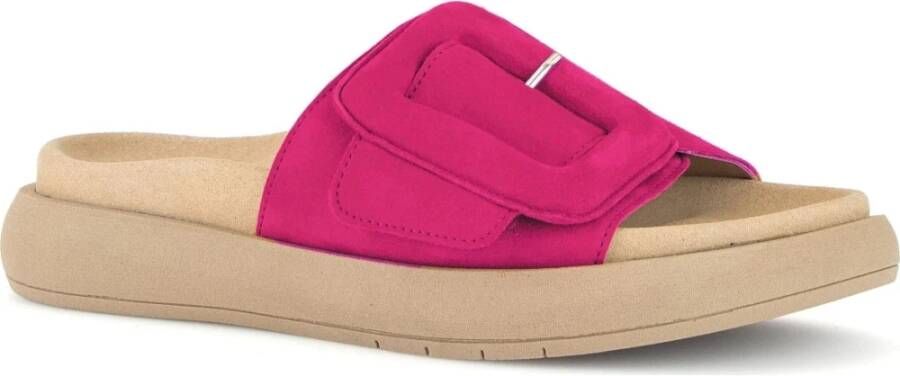 Gabor Roze Open Casual Slippers Vrouwen Pink Dames