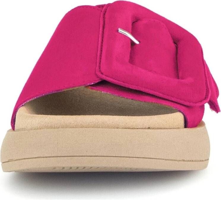 Gabor Roze Open Casual Slippers Vrouwen Pink Dames